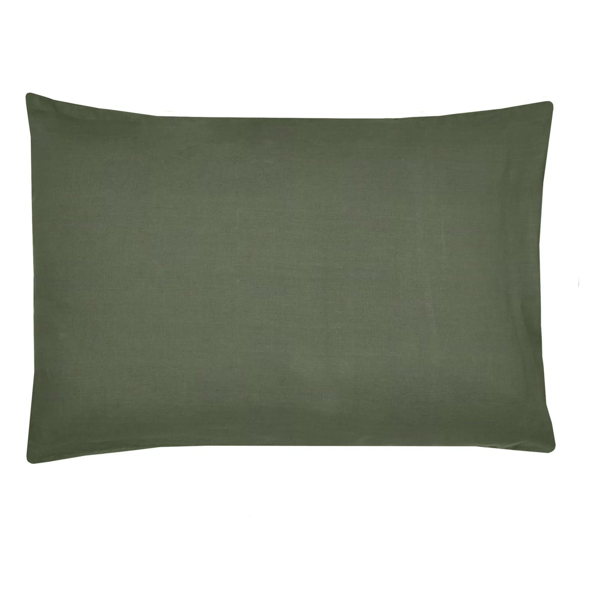 Communauté de biens - Washed Linen Pillowcase | Khaki