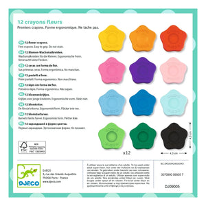 Djeco - Flower Crayons