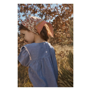 Louise Misha - Henrietta organic cotton blouse | Mavi