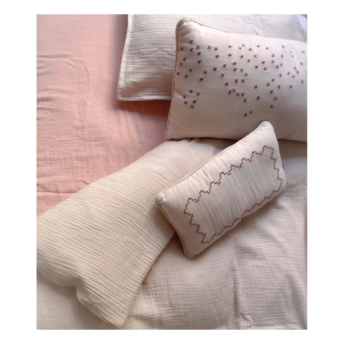 Editions Aimable - Paulette bedding set | Powder Muslin