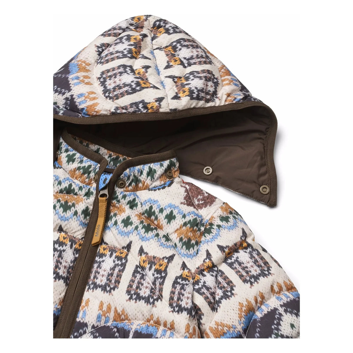 Molo - Harmony Recycled Fiber Fleece Jacket | Brown