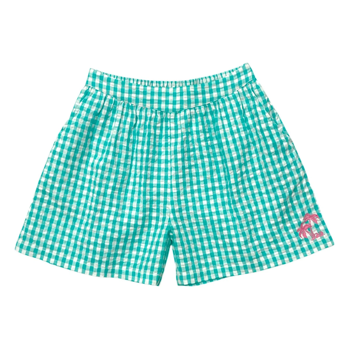 Sunchild - Tomas Vichy Shorts | Turquoise