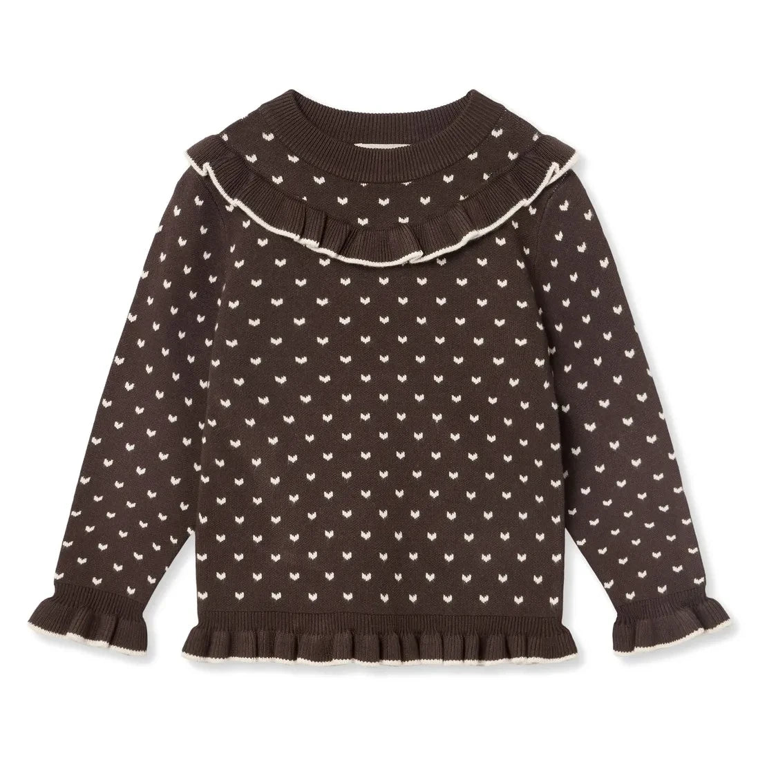 Fliink - Fame Polka-Dot Sweater | Brown
