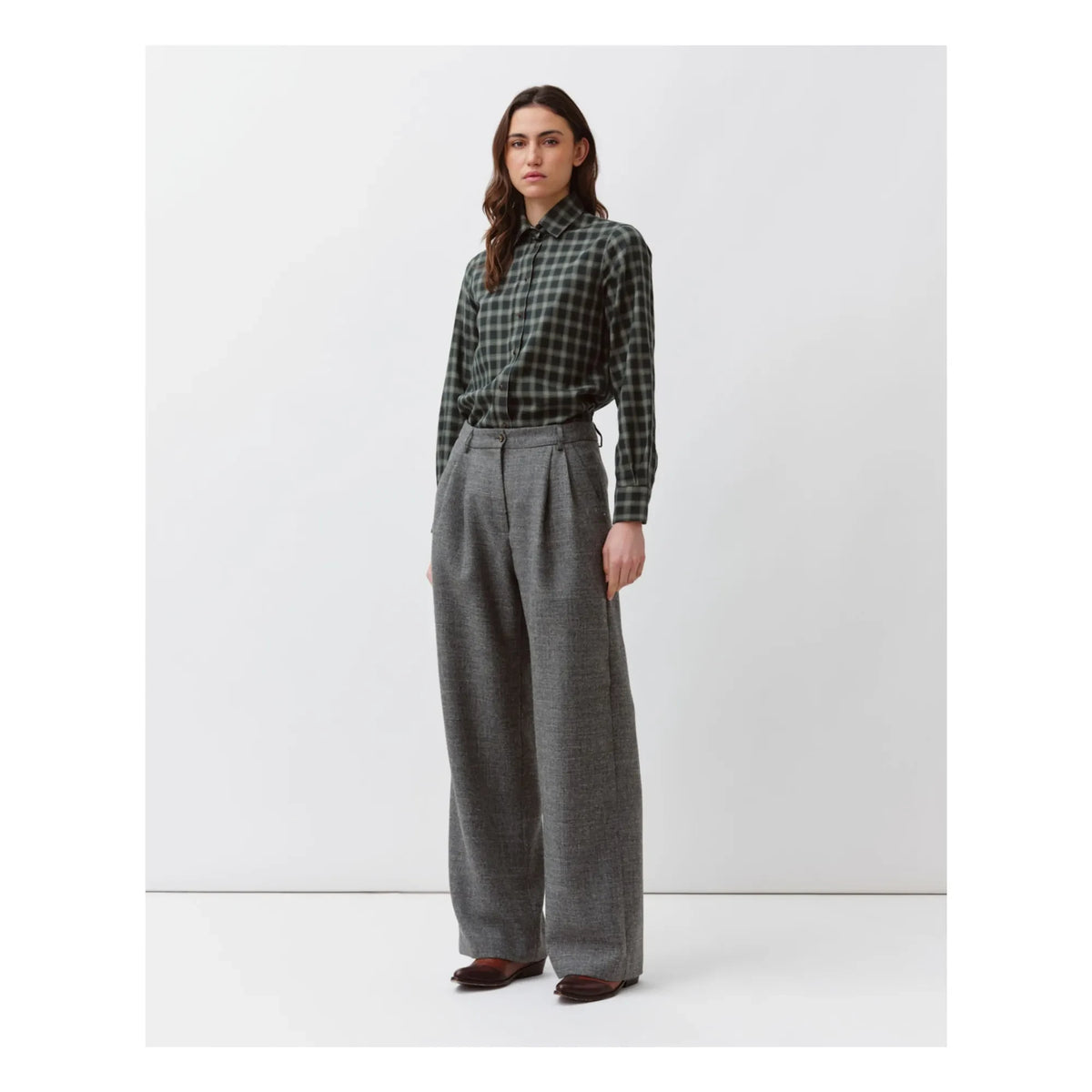Diega - Pavano Wool Pants | Gray