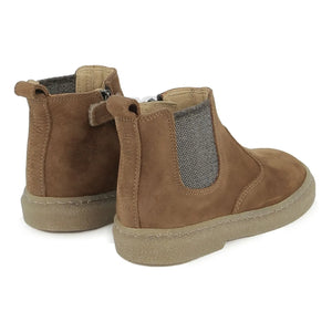 Pom d'Api - Trix Zippered Nubuck Boots | Cognac