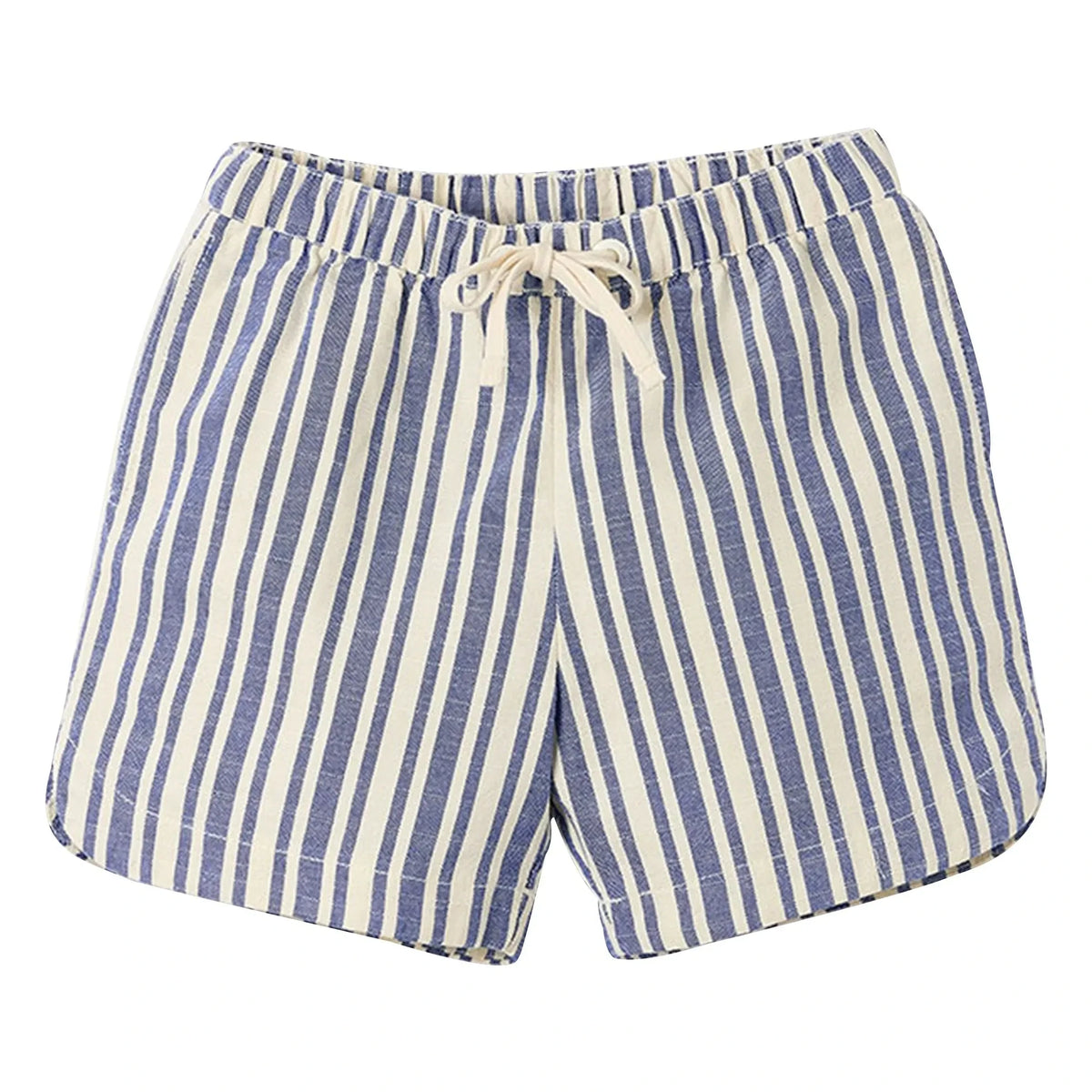 Fabula - Striped Bermuda Shorts | Light Blue