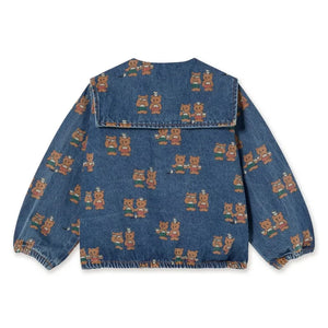 Tinycottons - Tea Room Denim Jacket | Blue