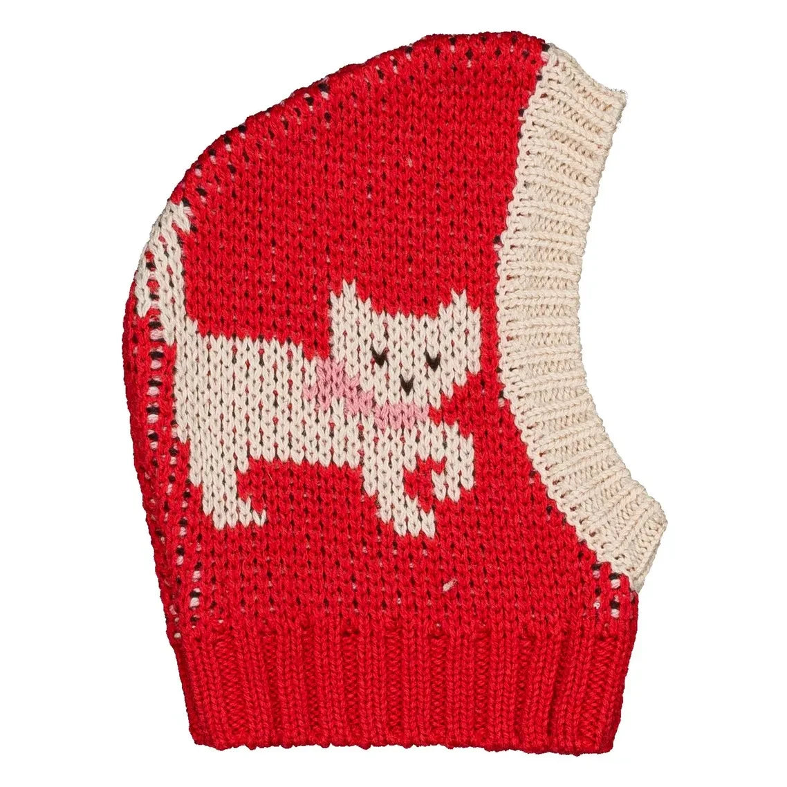 Hello Simone - Hooded Baby Penguin Cat | Red