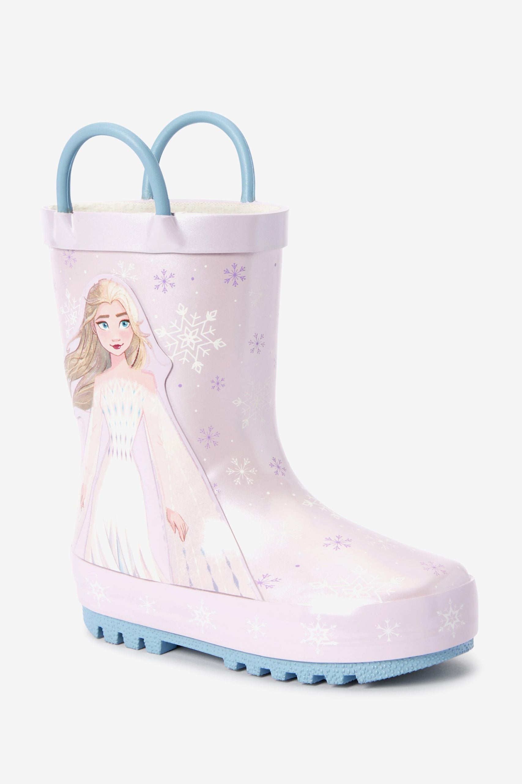 Dinossi - Karlar Ülkesi ELSA Yumuşak Tabanlı Kız Çocuk Polarlı Yağmur Çizmesi-Dinossi