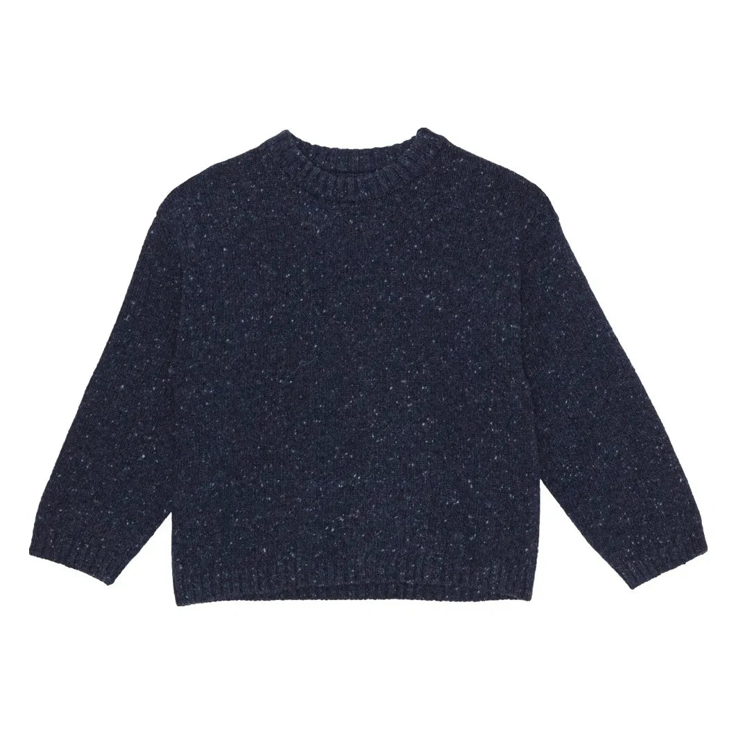 brunobruno nation - Jude Merino Wool Sweater | Blue