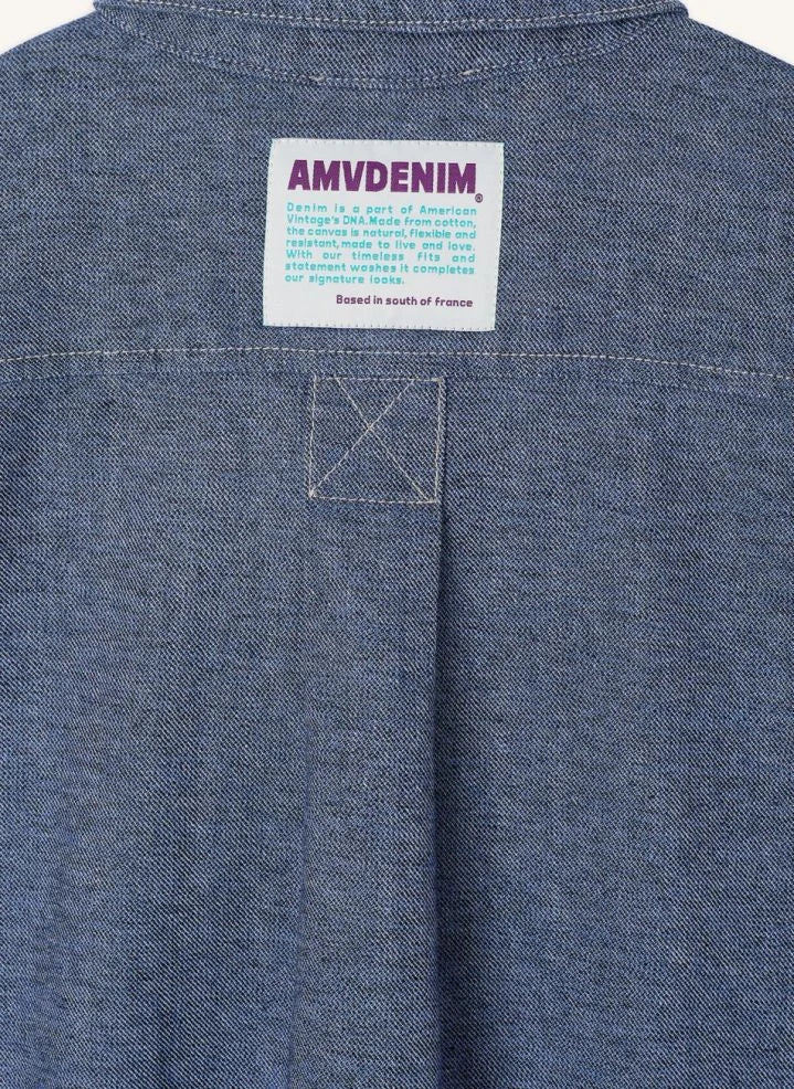 American Vintage - Lofway Cotton Shirt | Bleu stone
