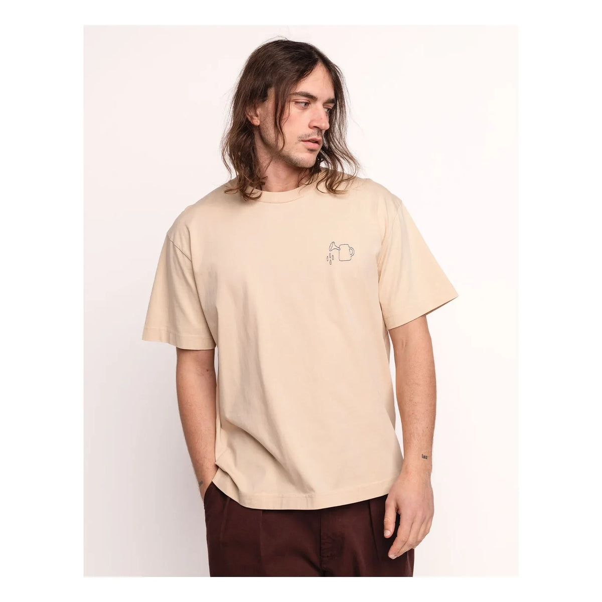 Olow - "Feed My Garden" Cotton T-Shirt | Ecru