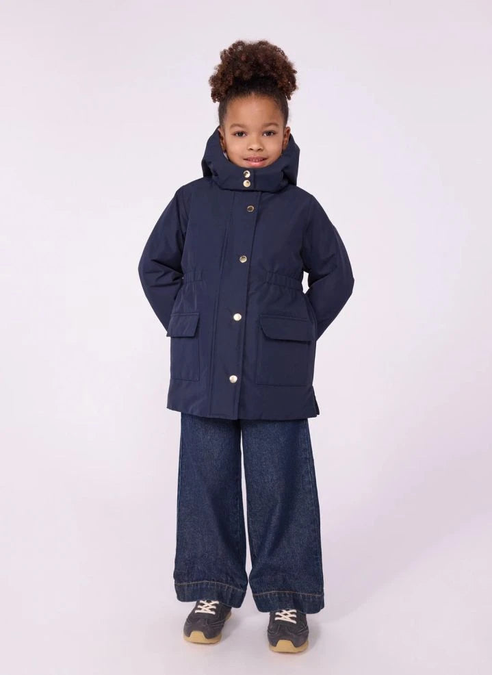 Petit Bateau - Sherpa-lined parka | Navy
