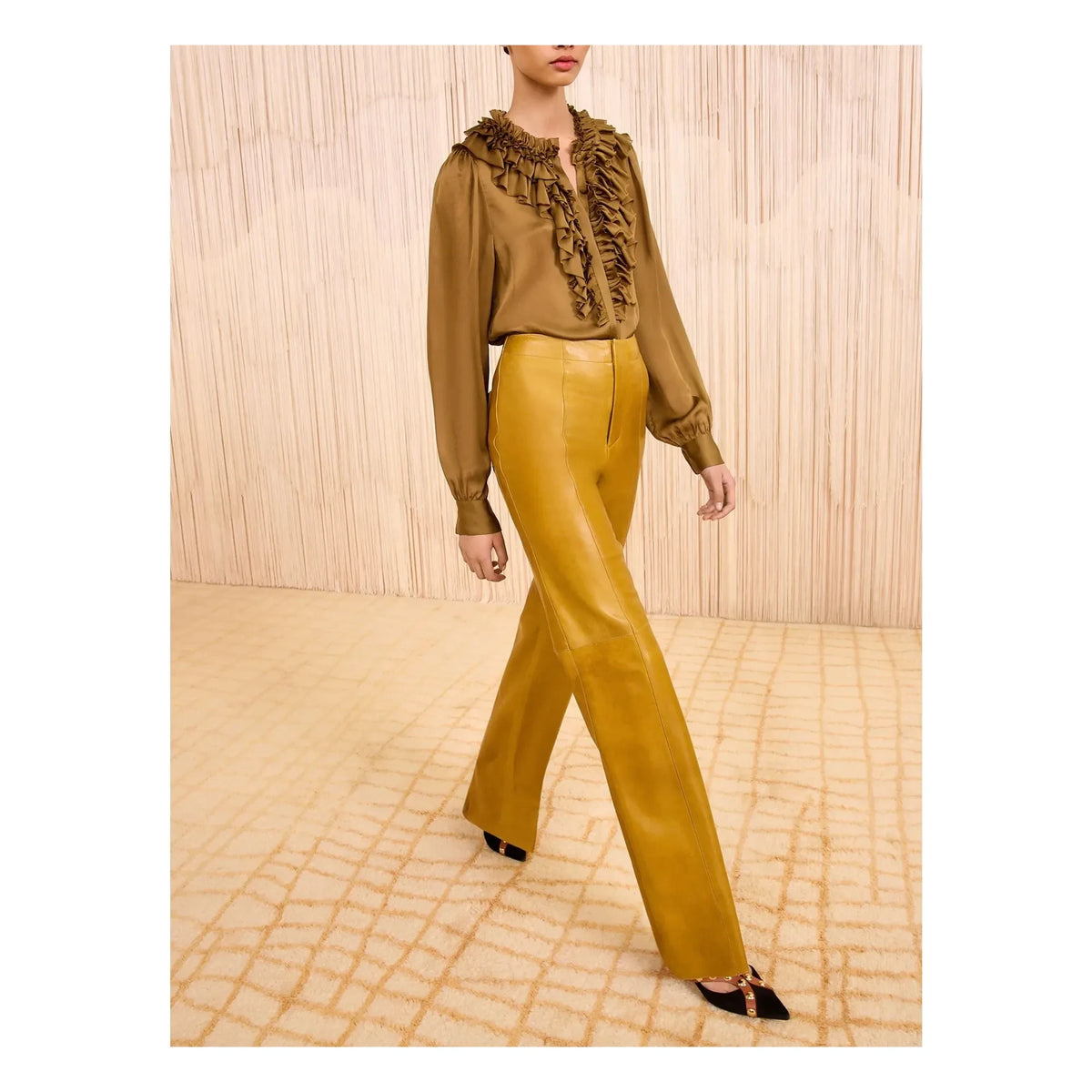 Ulla Johnson - Rouen Silk Blouse | Bronze