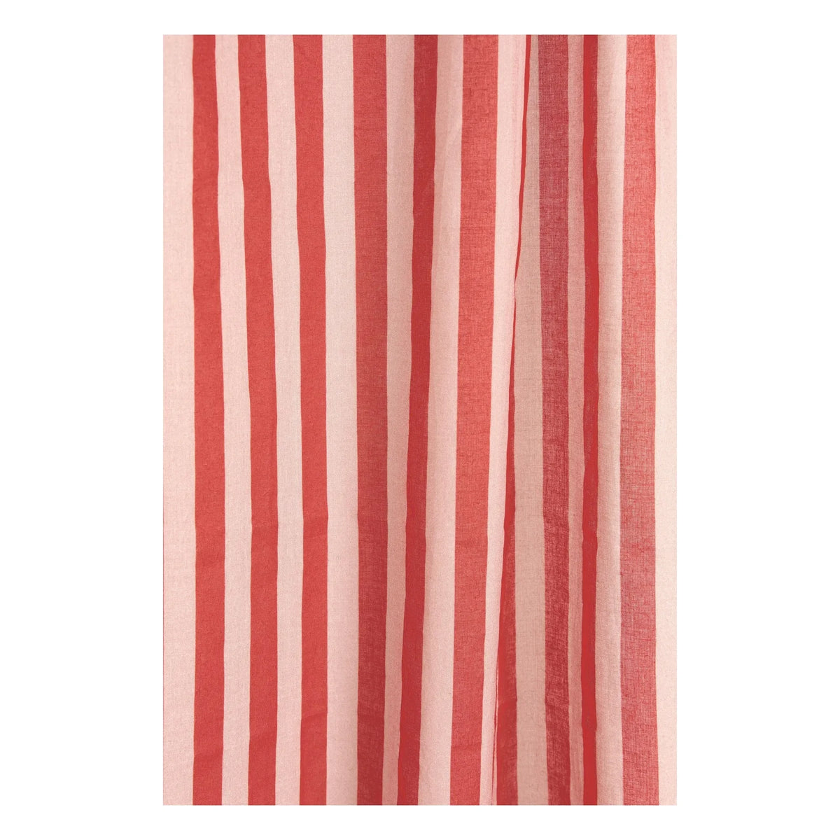Nobodinoz - Wendy Checked Cotton Voile Curtain | Red