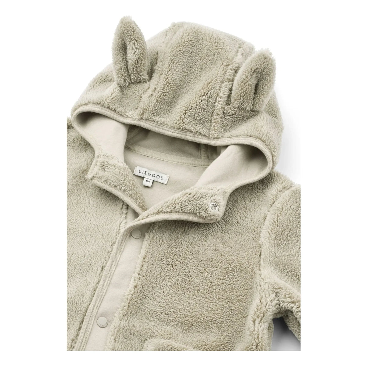 Liewood - Mina Rabbit Fur Coat Recycled Fiber | Beige