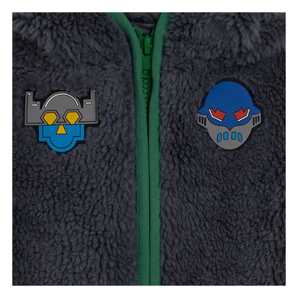 Stella McCartney Kids - Superhero Sherpa Jacket | Dark Blue