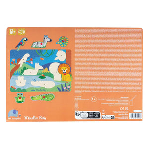 Moulin Roty - Animal Sound Puzzle - Les Toupitis