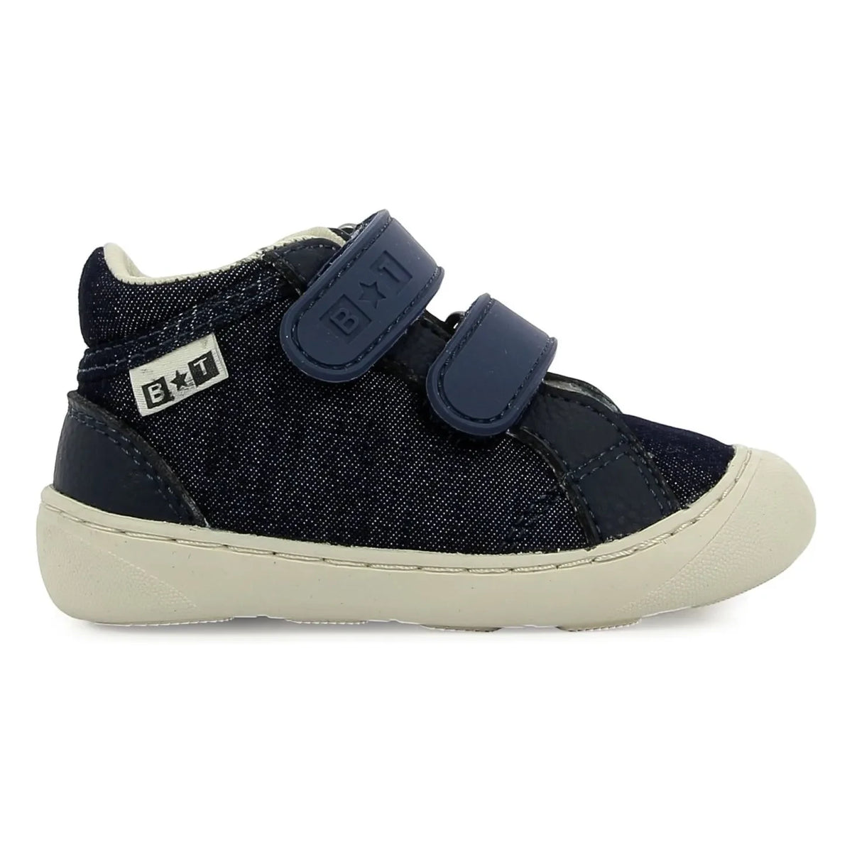 Bonton - Double Scratch Denim Smoothie Easy Sneakers | Night Blue