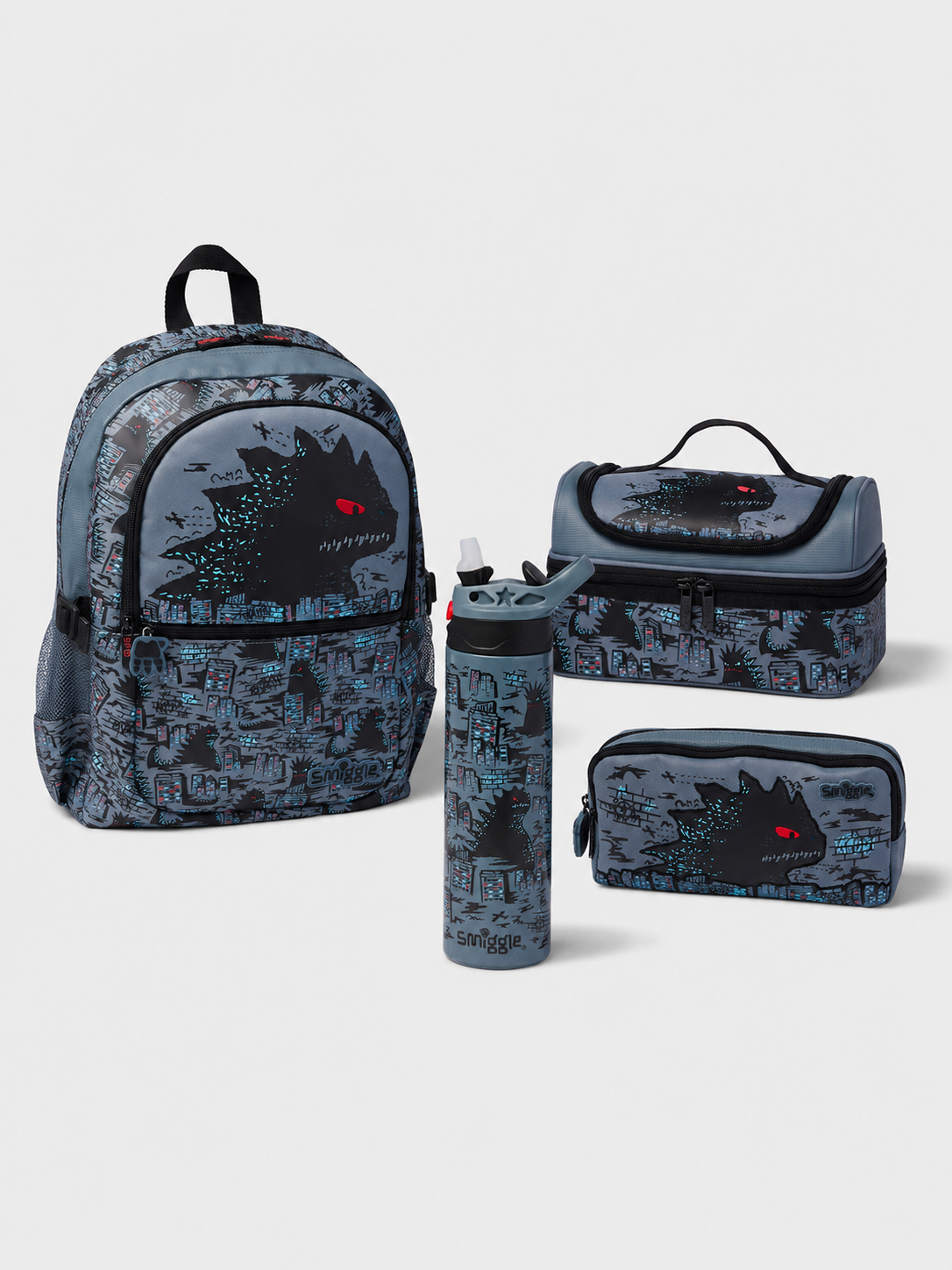 Smiggle - Bright Eyes 4-Piece Bag Set