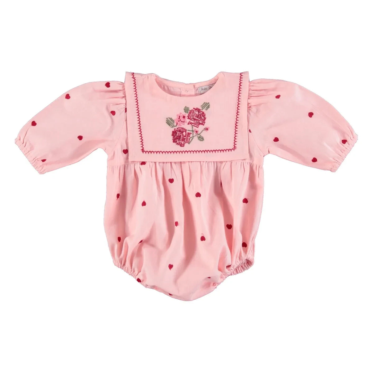 Bebe Organic - Roses Romper | Pink
