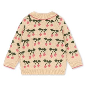 Konges Sløjd - Belou Cherry Wool Cardigan | Pink