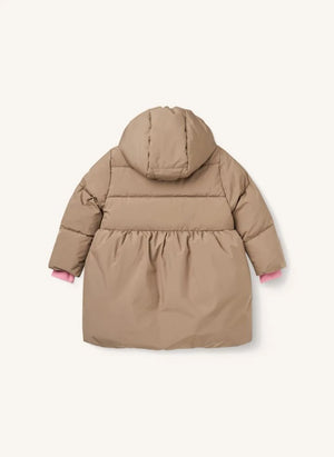 Copenhagen Colors - Long Puffer Coat | Hazel