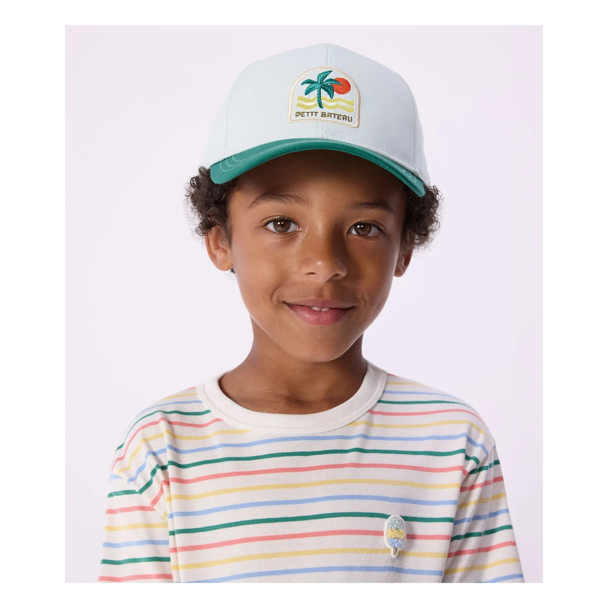 Petit Bateau - Palm Twill Hat | Blue