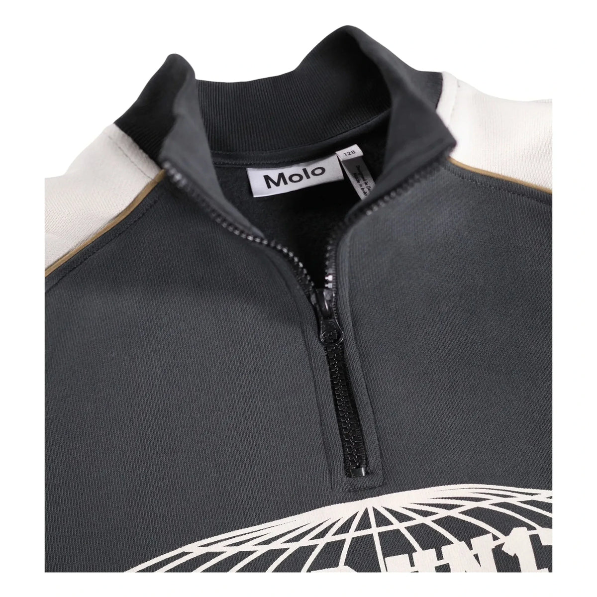 Molo - Marty organic cotton zip-up sweatshirt | Black