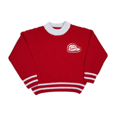 Club Trésor - Heritage College Wool Sweater | Red