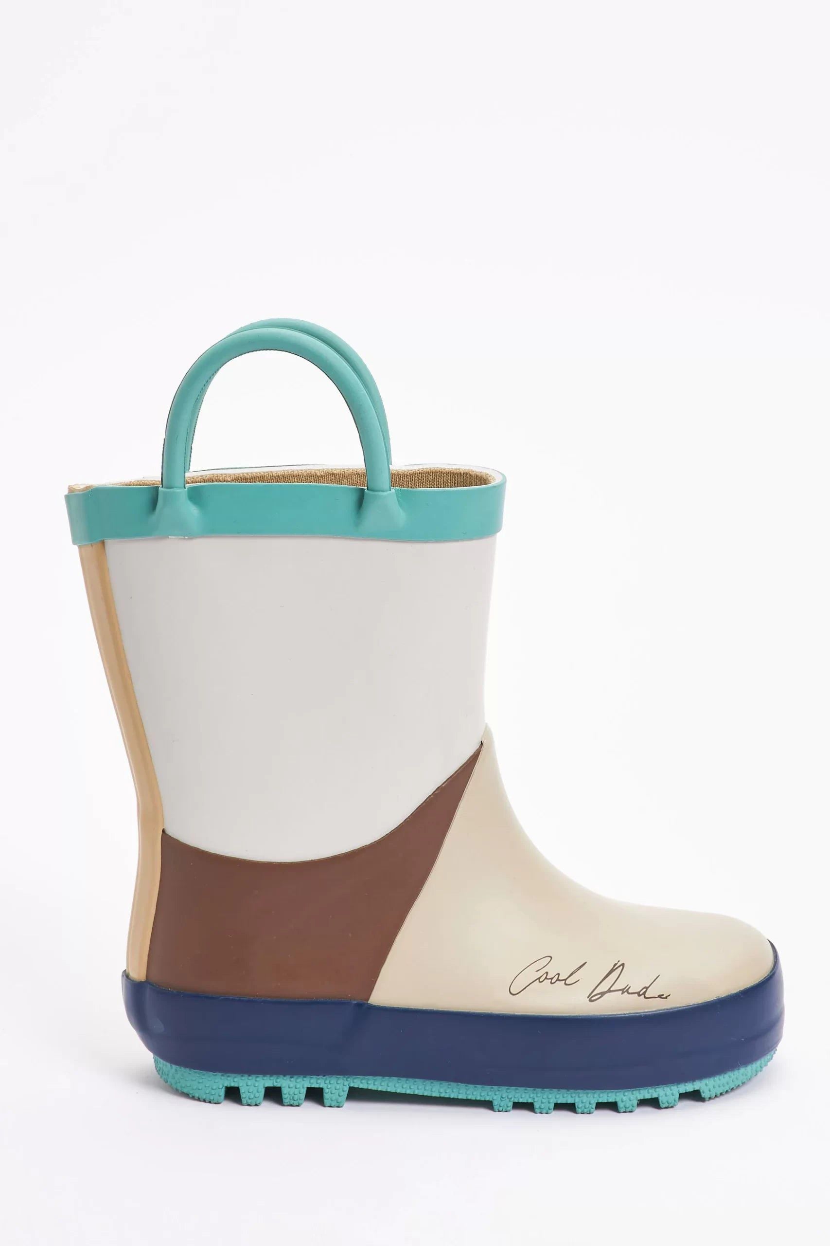 Dinossi - Kulplu Erkek Çocuk Gri Yağmur ve Kışlık Çizmesi - 26.5-Dinossi