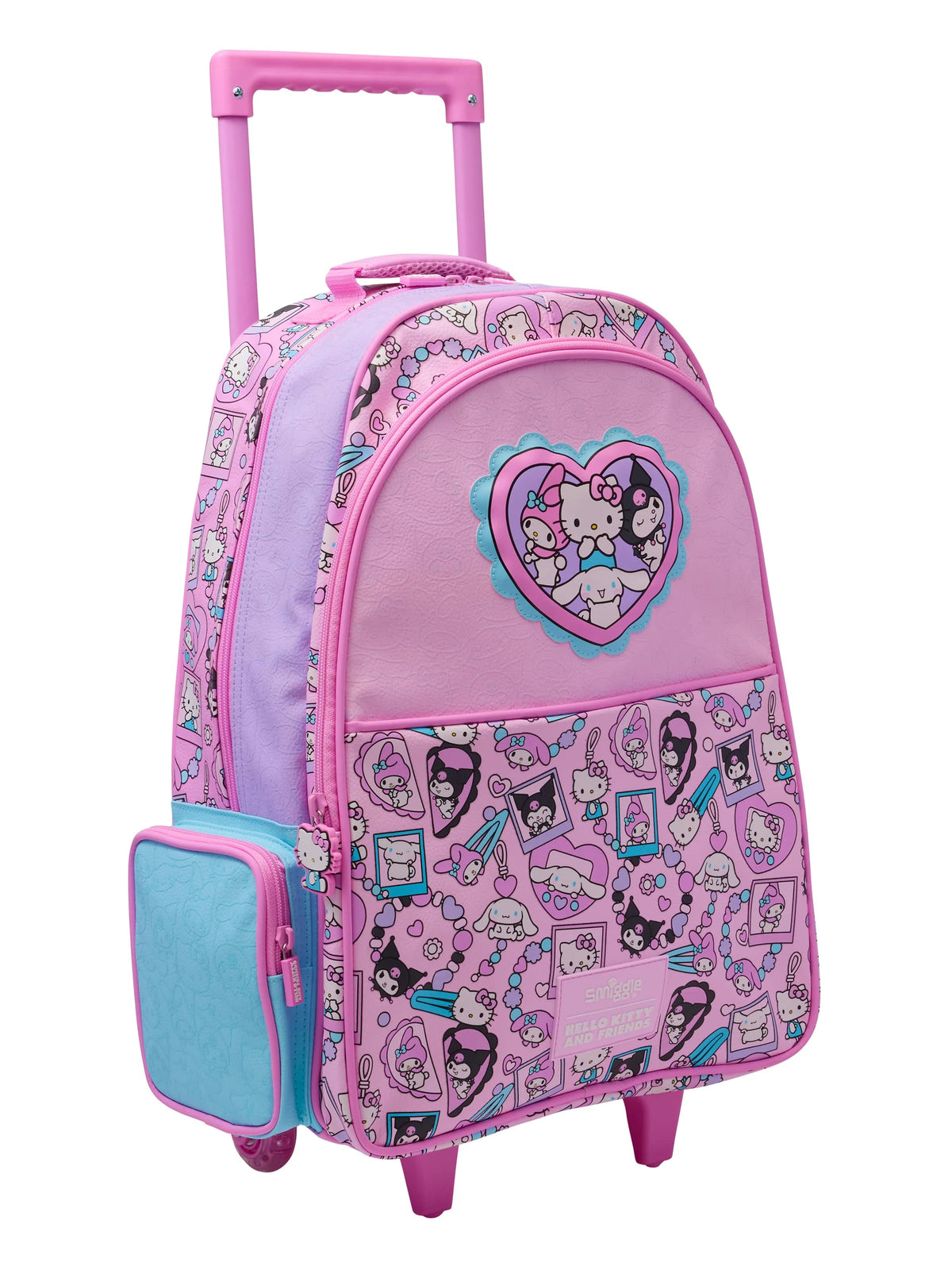 Smiggle - Hello Kitty and Friends Light-Up Wheeled Backpack and Trolley Bag