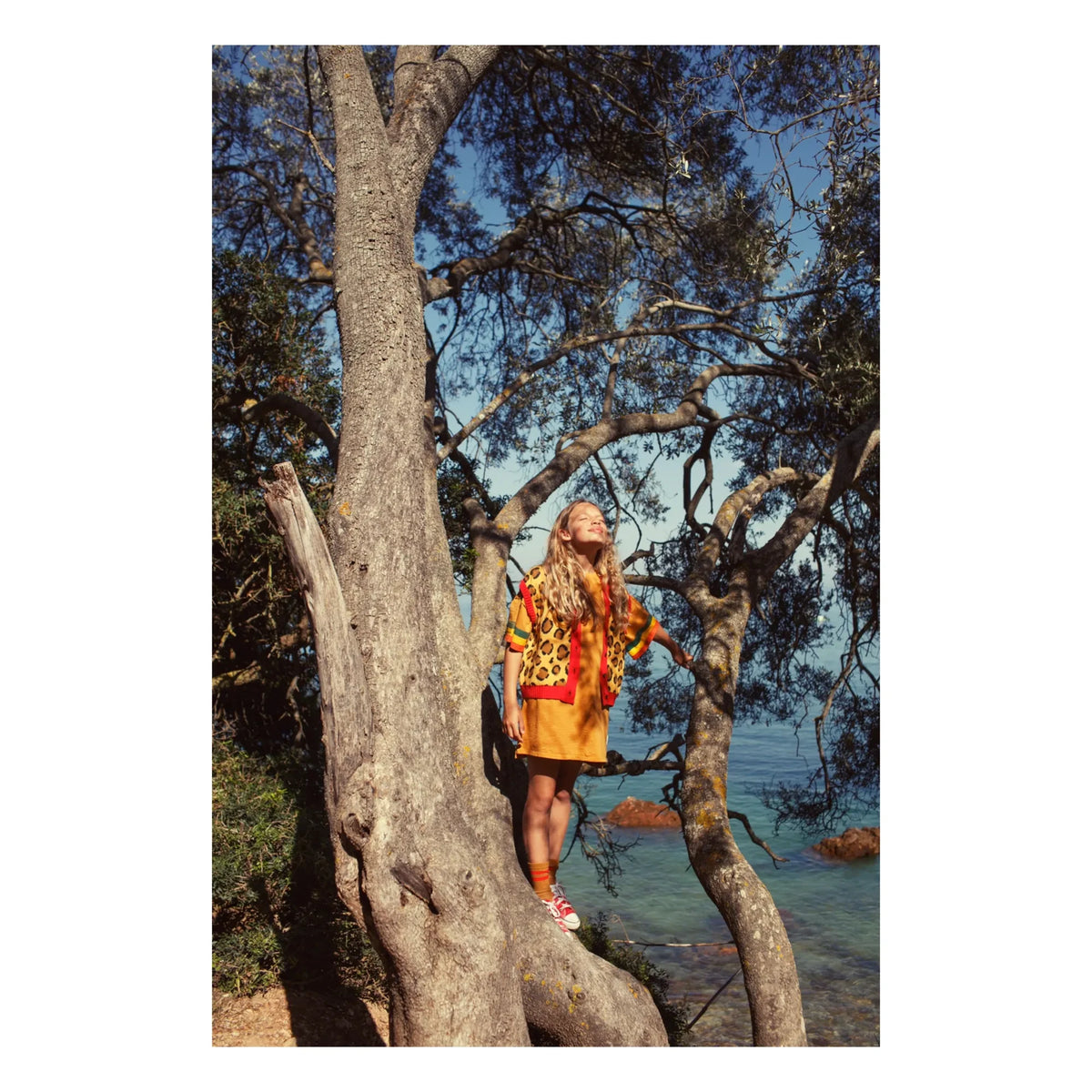 Piupiuchick - Striped T-Shirt Dress | Camel