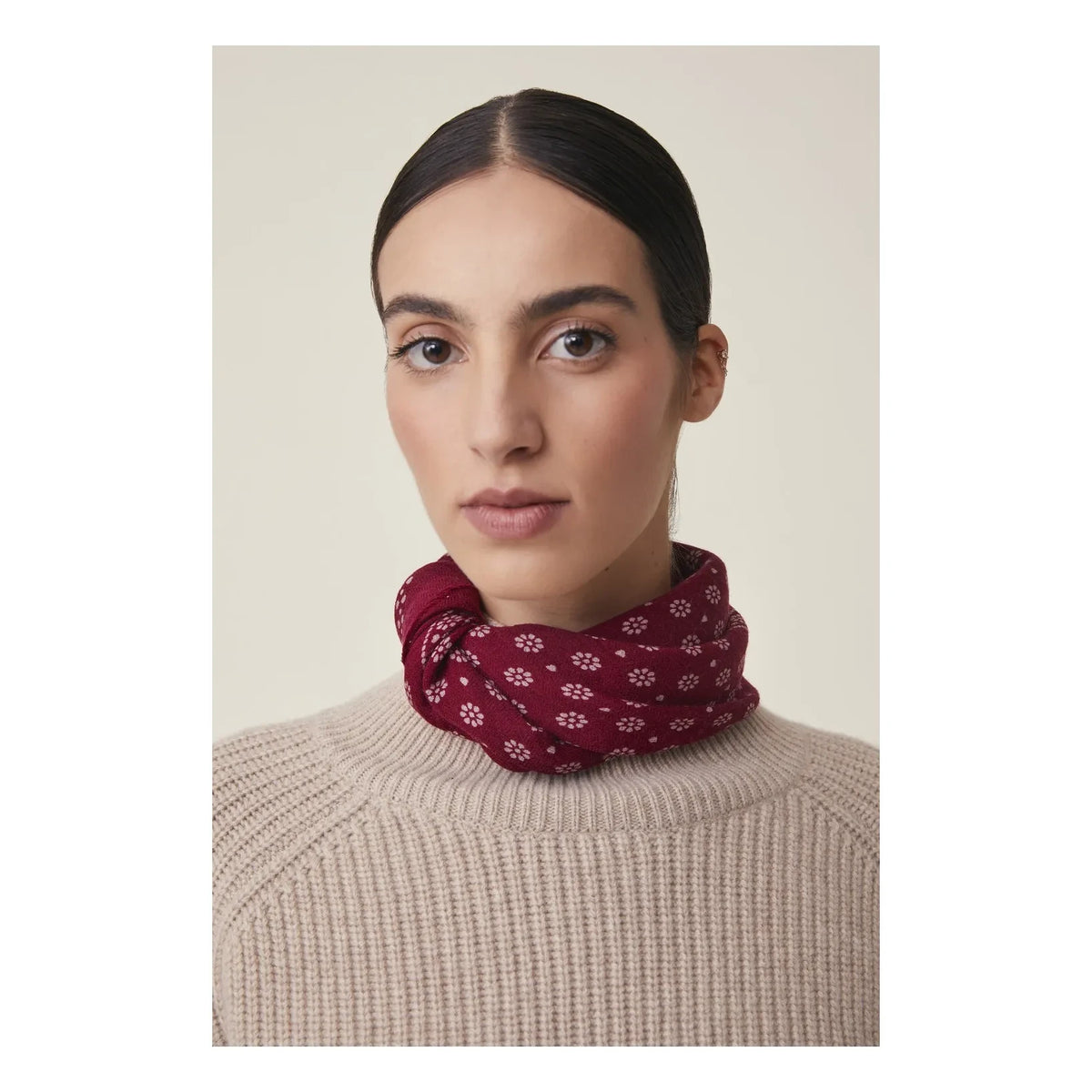Moismont - Olaf Scarf No. 676, Wool | Burgundy