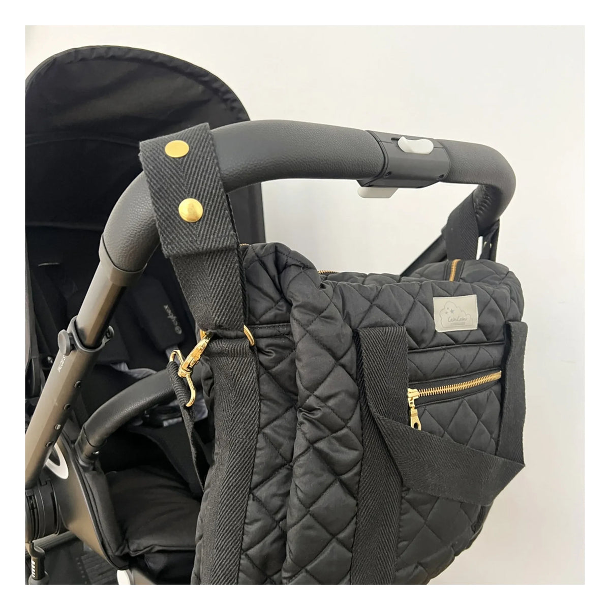 Cam Cam - Quilted Changing Bag | Black