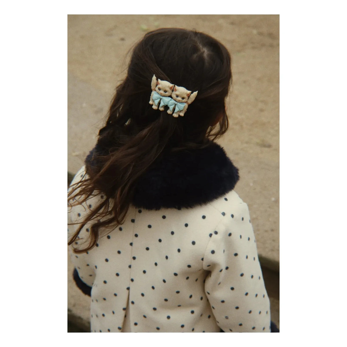 Konges Sløjd - Cat Hair Clip | Beige