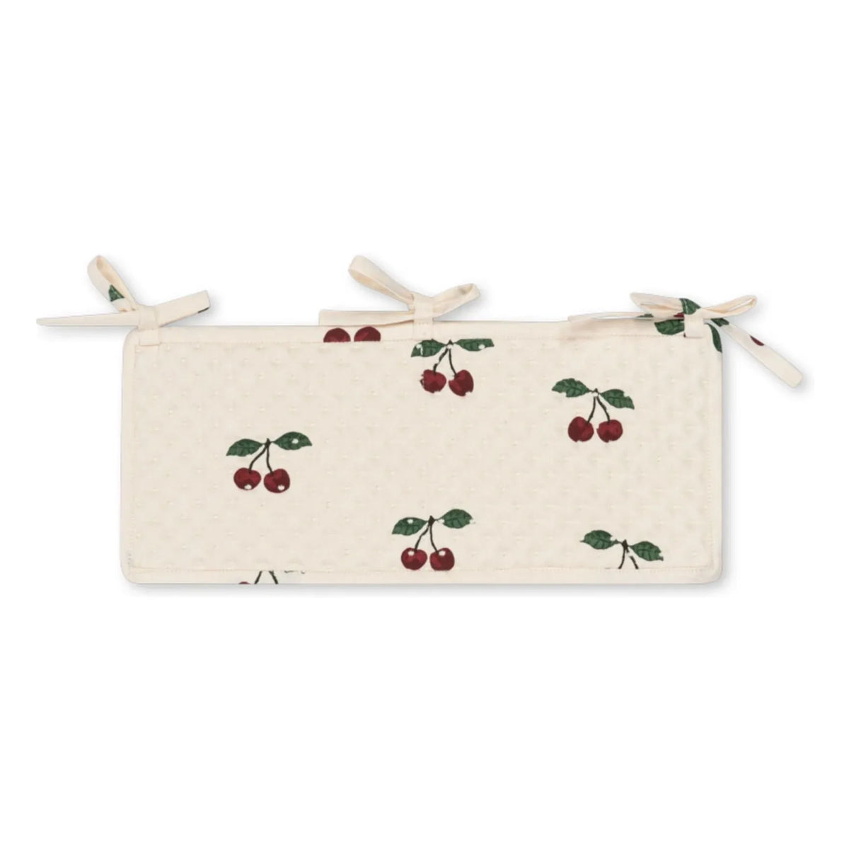 Konges Sløjd - Cherry Quilted Crib Pocket | Cherry Red