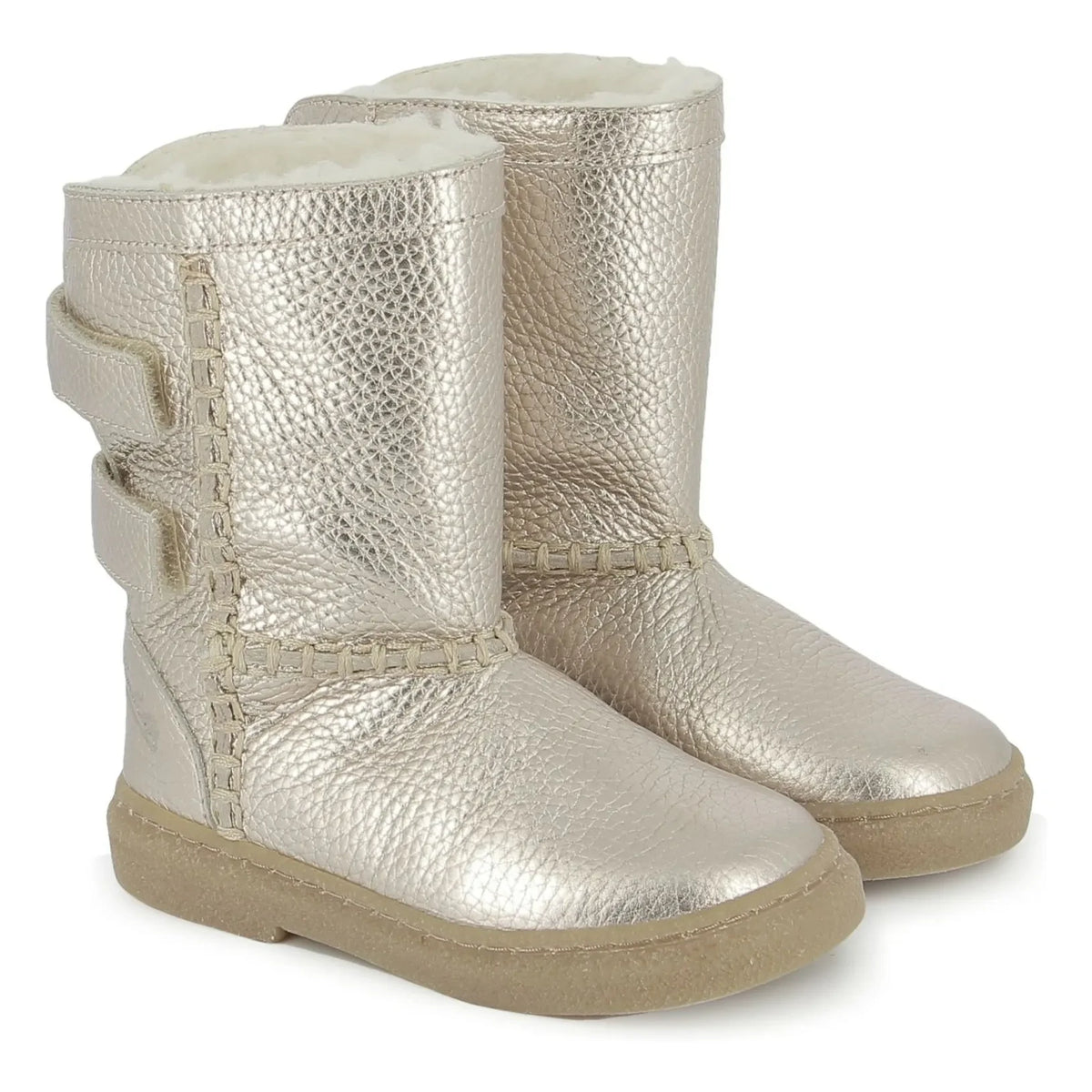 Pom d'Api - Trix Indian Boots | Gold