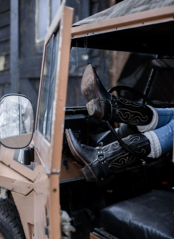 Bootstock - Bobby Cowboy Boots | Black