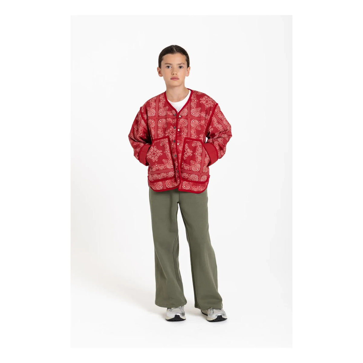 Hundred Pieces - Malya Bandana Jacket | Dark Red