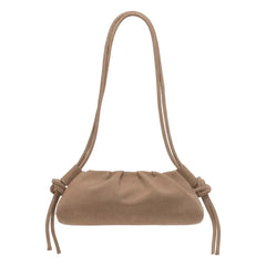 Olend - Dumpling Suede Bag | Light Brown