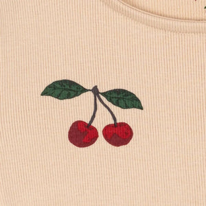 Konges Sløjd - Ella Organic Cotton Cherry T-Shirt | Light Pink