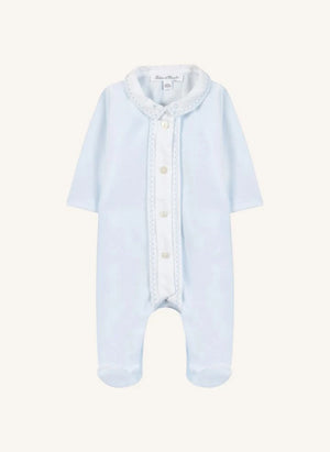 Tartine et Chocolat - Polo-Collar Pajamas | Light Blue