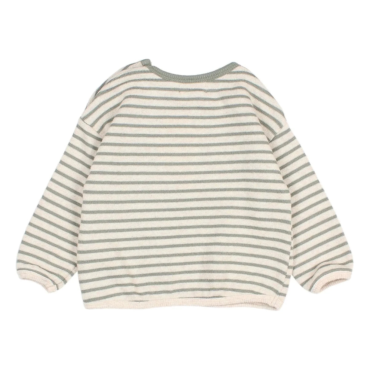 Búho - Striped Whale Sweater | Eucalyptus