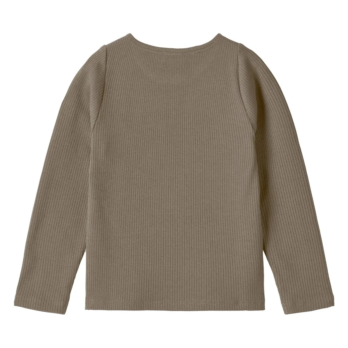 Fliink - Kenna Ribbed T-Shirt | Khaki