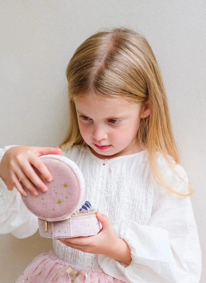 Mimi & Lula - Glittery Jewelry Box | Pink
