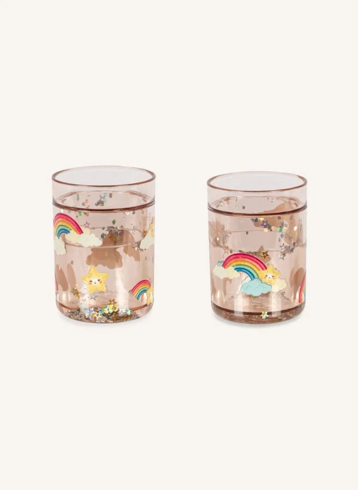 Konges Sløjd - Rainbow Glitter Cups - Set of 2