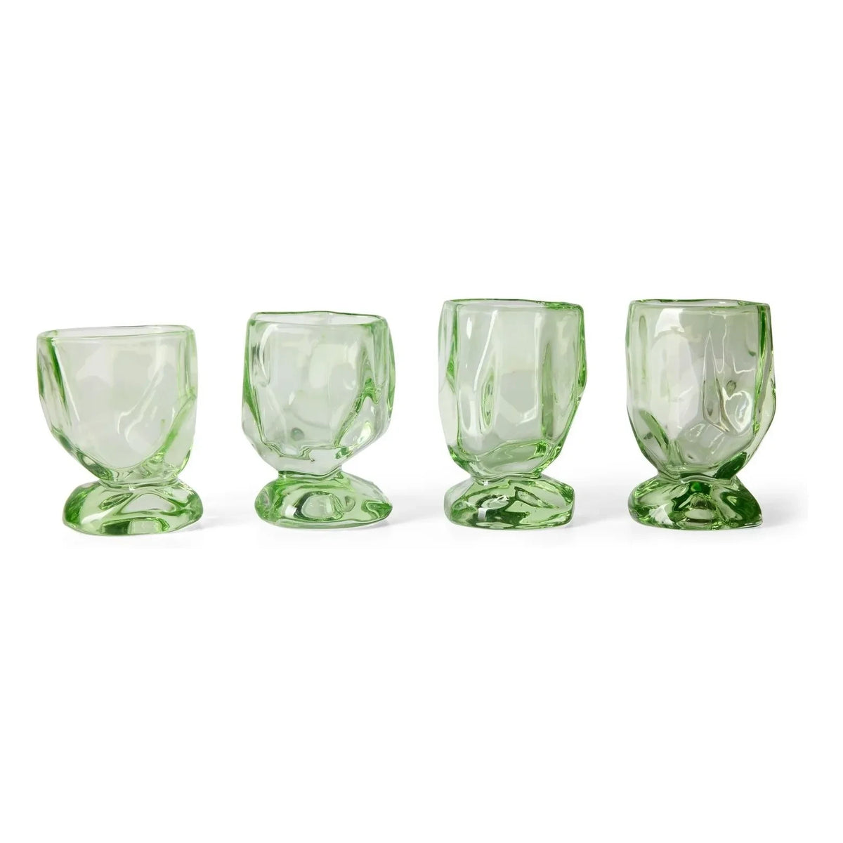 HKliving - Nienke Sikkema Stemmed Glasses | Green