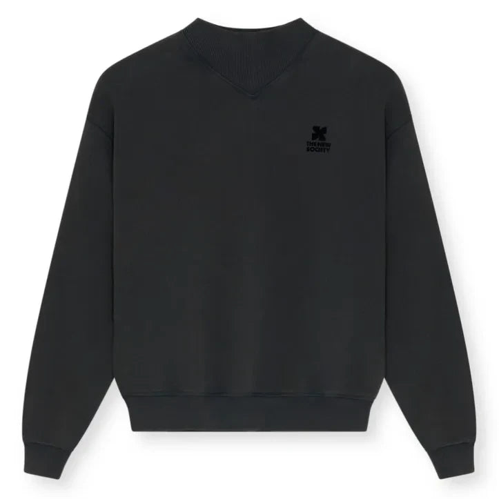 the new society - TNS Logo Sweatshirt | Charcoal grey
