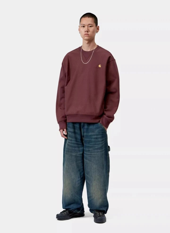 Carhartt WIP - American Script Sweatshirt | Burgundy